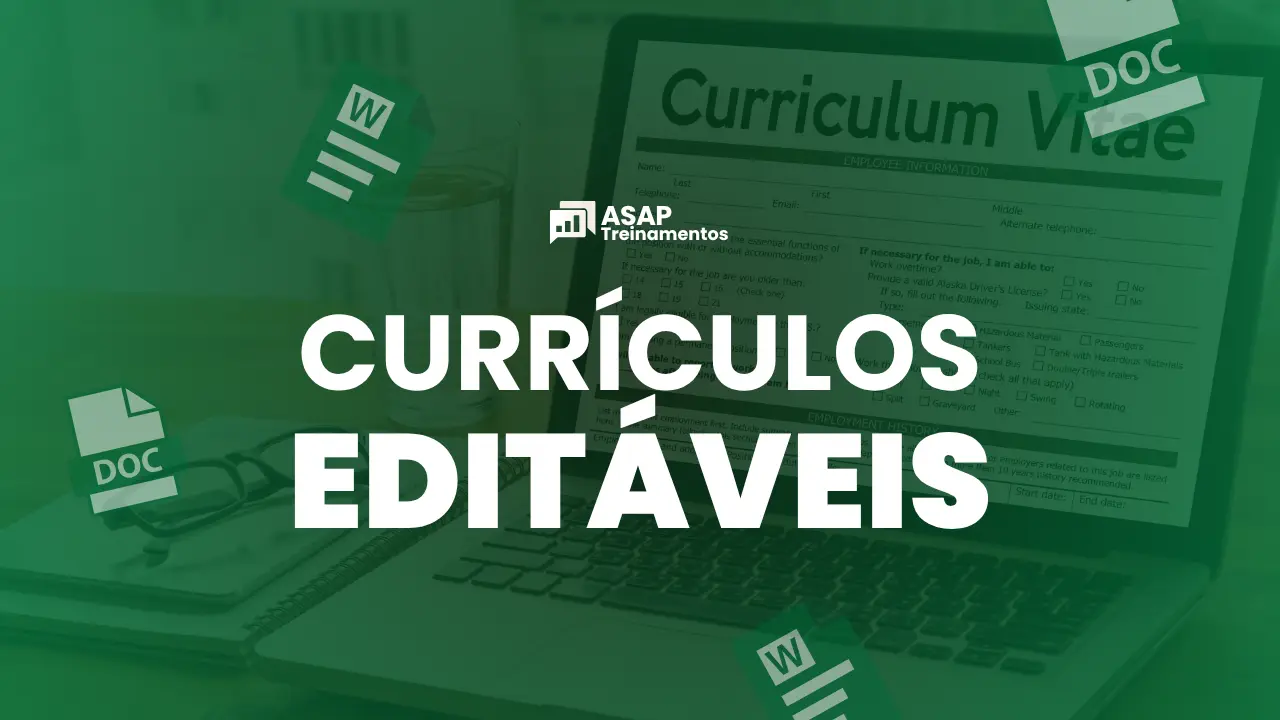 currículos editáveis